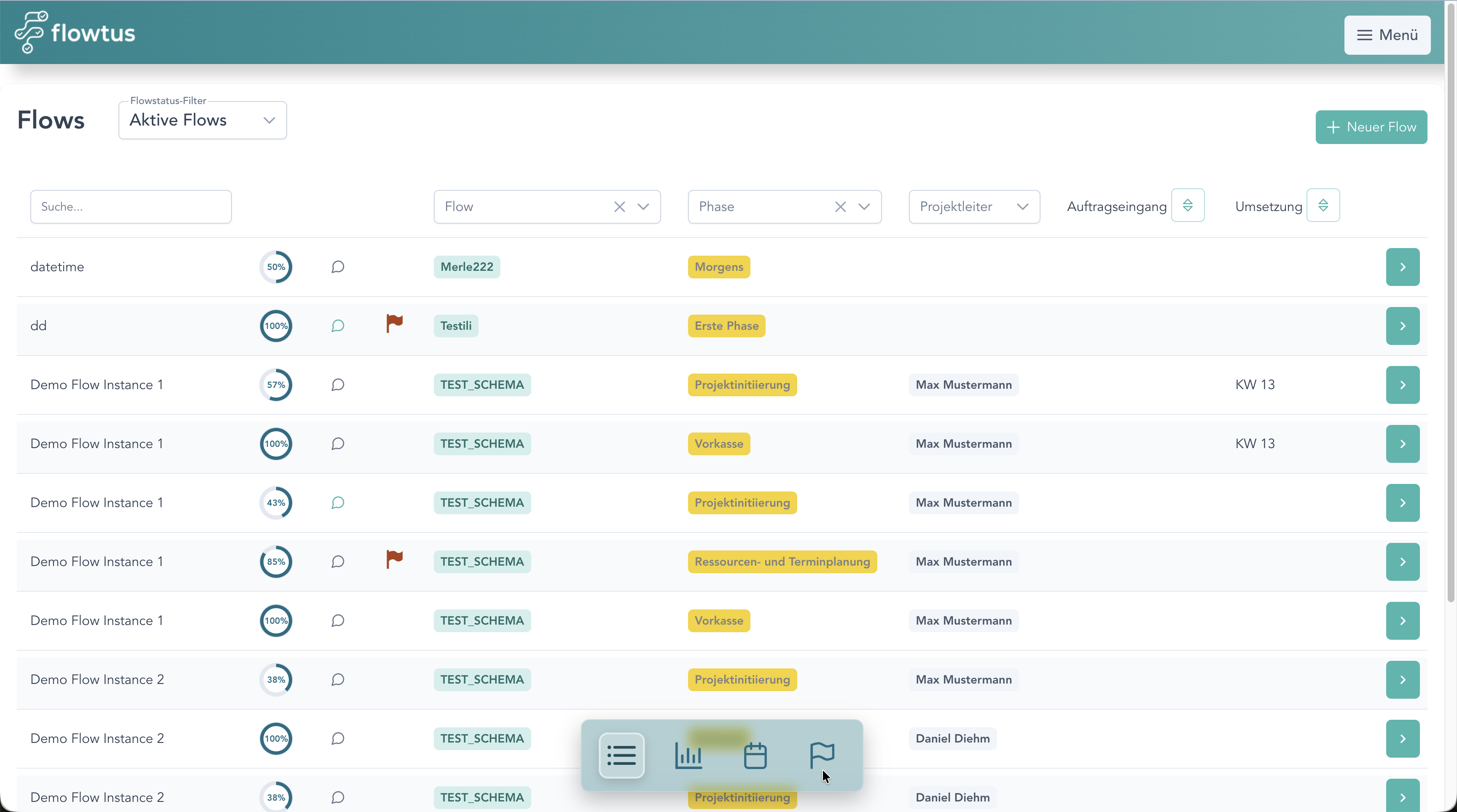 flowtus Workflows